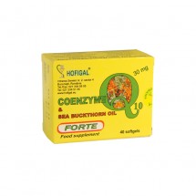 HOFIGAL Coenzima Q10 Forte cu ulei de catina, 30 mg x 40 capsule moi