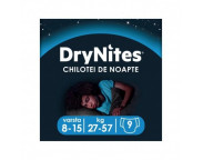 HUGGIES DryNites chiloti absorbanti 27-57kg, baieti 8-15 ani, 9 bucati