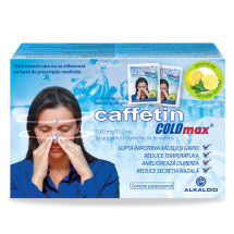 Caffetin Coldmax 1000 mg / 12.2 mg , 10 plicuri pulbere pentru solutie orala