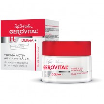 GH3 Derma+ Crema activ hidratanta 24h, 50ml