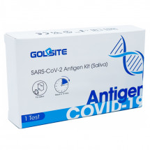 Test rapid antigen Covid 19 Goldsite saliva, 1 test/cutie