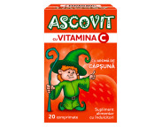 Ascovit 100 mg capsuni x 20 cpr. EPH