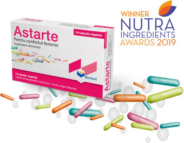Astarte - castigator in  competitia organizata de Nutra Ingredients Awards la categoria - Probioticul anului