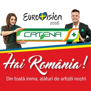 Catena, si in acest an, din toata inima alaturi de artistii nostri la Eurovision