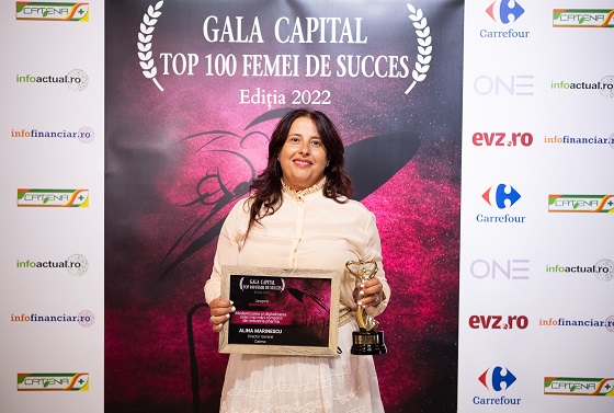 Alina Marinescu, director general Catena, premiata la Gala Capital - Top 100 Femei de succes