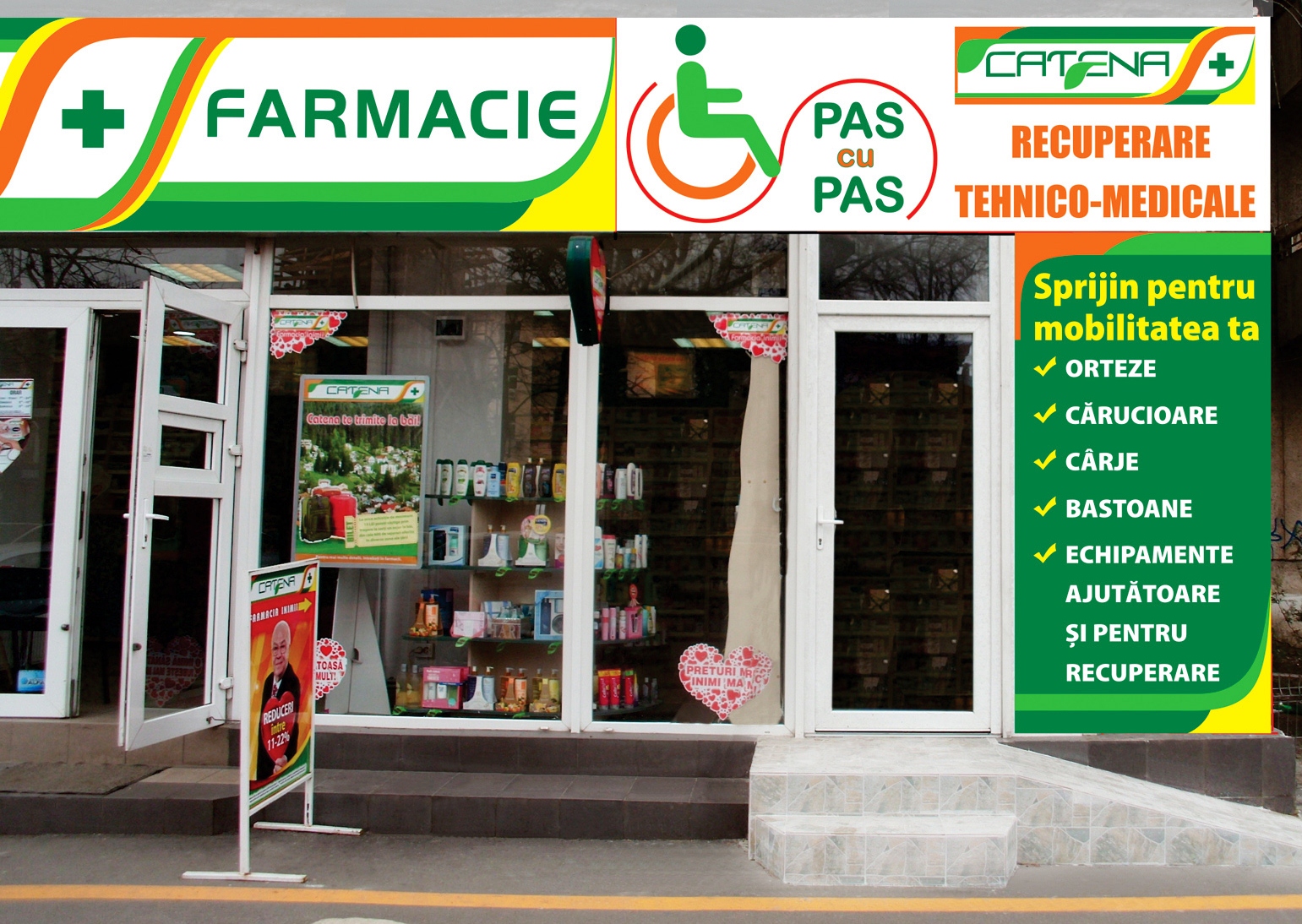 Catena Pas cu pas, noul magazin de produse tehnico-medicale din Bucuresti
