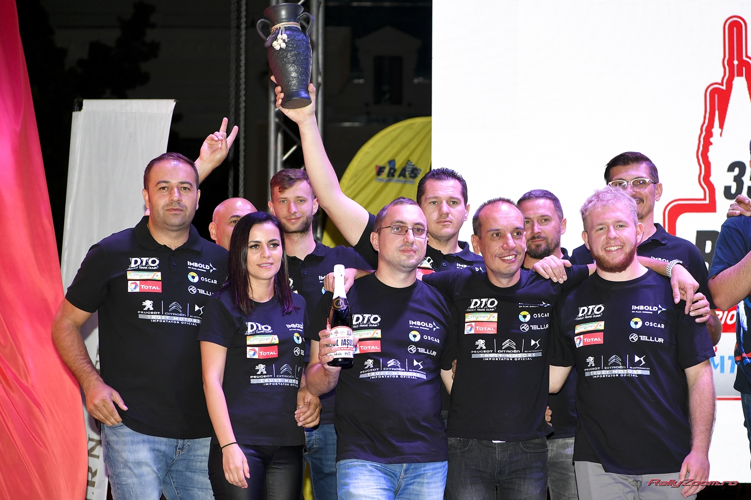 Victorie la Raliul Iasului pentru Vali Porcisteanu si DTO Rally Ream, echipa sustinuta de Catena