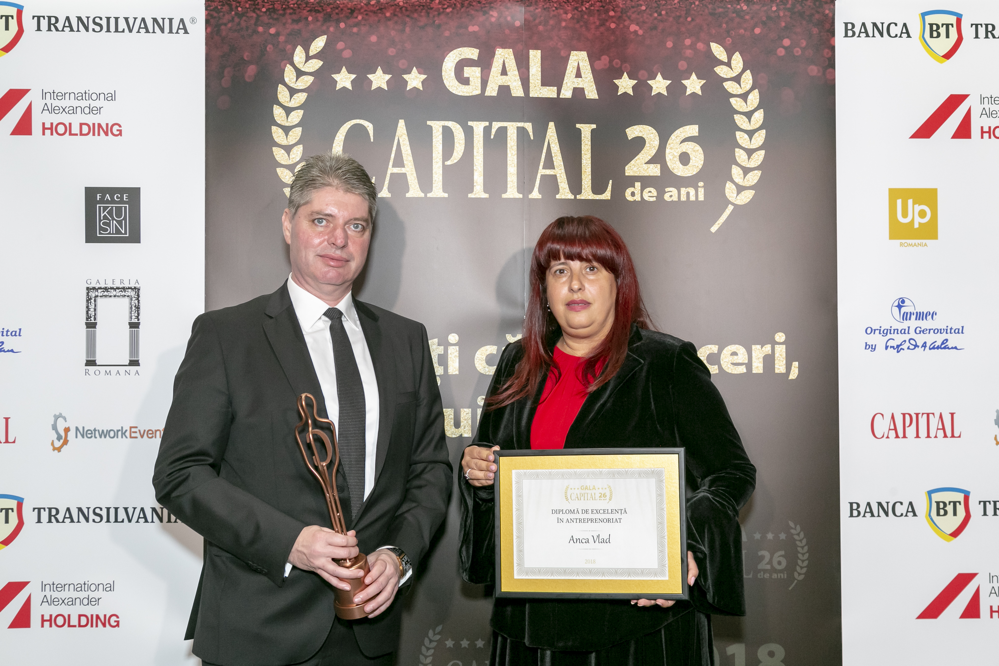 Anca Vlad a primit Premiul de Excelenta in Antreprenoriat, oferit de Revista Capital