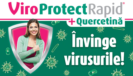 Fii invingător in lupta cu virusurile cu ViroProtect Rapid + Quercetina!