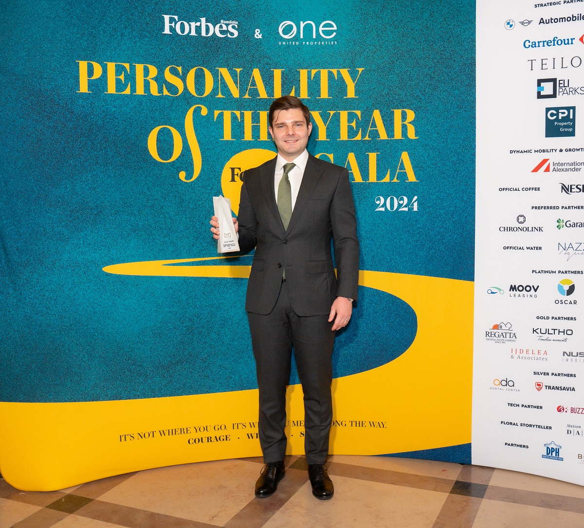 Alexandru Vlad, Vicepresedintele Grupului Fildas-Catena, premiat la Gala Personality of the Year 2024