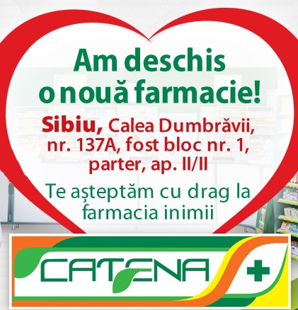 Catena a deschis o noua farmacie in Sibiu
