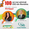 Directorul General Catena si Directorul General Fildas Trading, in Top 100 cei mai admirati CEO din Romania   