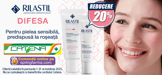 Rilastil Difesa, ingrijire ideala pentru pielea sensibila, predispusa la roseata