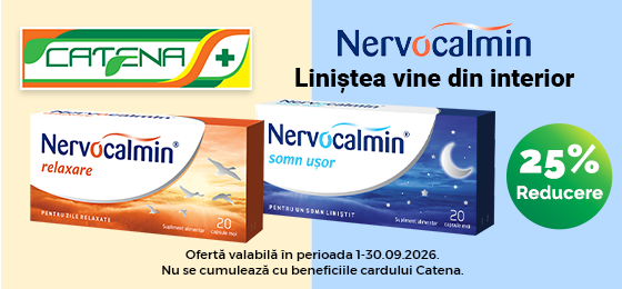 Nervocalmin si stresul ia, in sfarsit, o pauza!