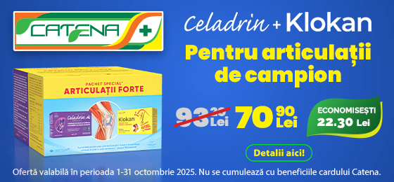 Celadrin plus Klokan, pachetul pentru articulatii de campion