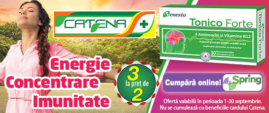 Energie, concentrare, imunitate cu Tonico Forte 
