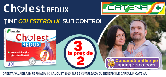 CholestRedux de la Benesio te ajuta sa tii colesterolul sub control 