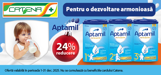 Aptamil Nutri-Biotik, pentru o dezvoltare sanatoasa