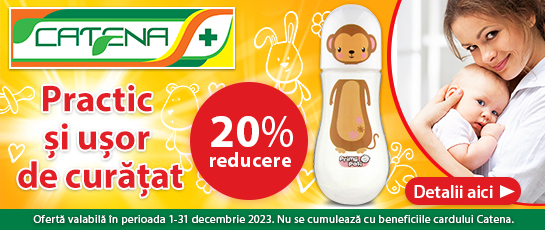 Biberon usor de folosit, ergonomic, antiscurgere