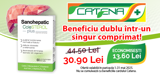 Sanohepatic colesterol plus sustine functionarea normala a ficatului