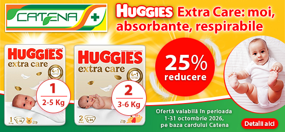Huggies Extra Care: moi, absorbante, respirabile