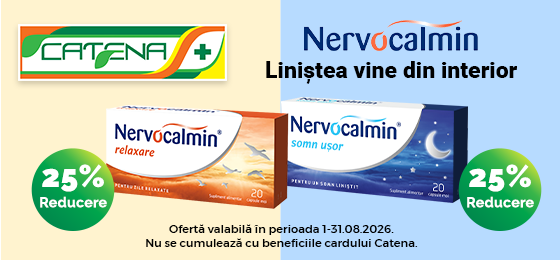 Nervocalmin si stresul ia, in sfarsit, o pauza!
