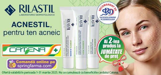 Tenul tau este predispus la acnee? Conteaza pe produsele din gama Acnestil de la Rilastil! 