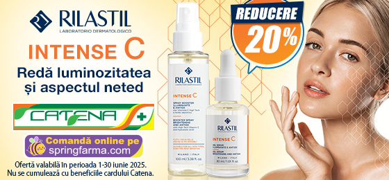 Redă luminozitatea si aspectul neted al tenului cu produsele din gama Rilastil Intense C 