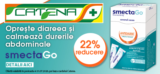 Opreste diareea cu Smecta Go 