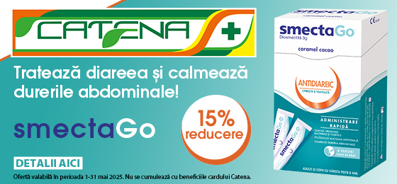 SmectaGo, efect antidiareic, administrare rapida