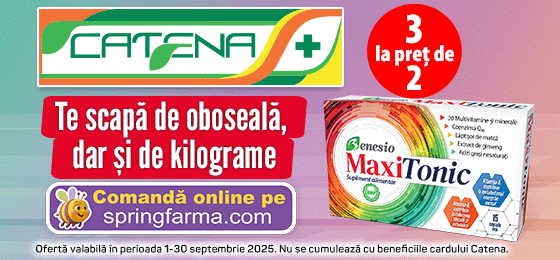 MaxiTonic de la Benesio te scapa de oboseala, dar si de kilograme  