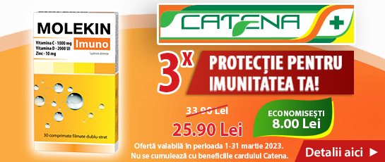 Protectie tripla pentru imunitate: Molekin Imuno