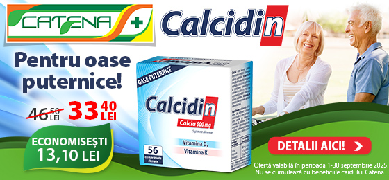 Calcidin, pentru oase puternice! 