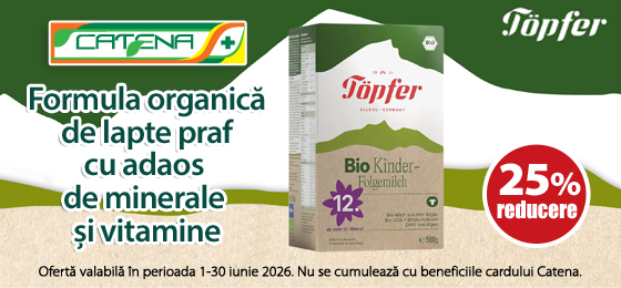 Formula organica de lapte praf cu adaos de minerale si vitamine