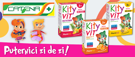 Nou la Catena: KityVit, vitamine esentiale pentru copii 