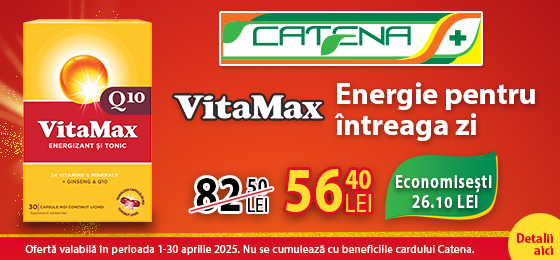 Vitamax Q10… ca sa ai energie intreaga zi!