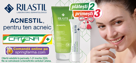 Tenul tau este predispus la acnee? Conteaza pe produsele din gama Acnestil de la Rilastil! 