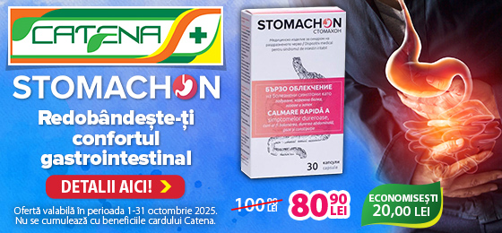 Stomachon, pentru redobandirea confortului gastrointestinal