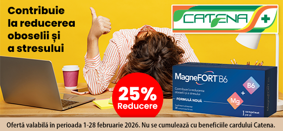 Magnefort B6 contribuie la reducerea oboselii si a stresului