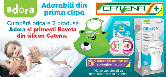 Cu Baveta Catena, bebe nu se murdareste! 