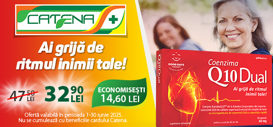 Coenzima Q10 Dual - Ai grija de ritmul inimii tale!