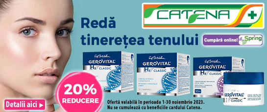 Reda tineretea tenului cu produsele Gerovital H3 Classic 