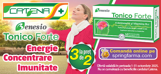 Energie, concentrare, imunitate cu Tonico Forte de la Benesio