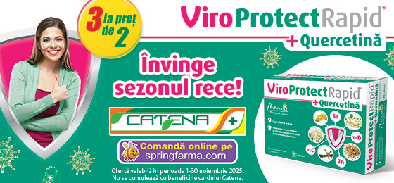 Invinge sezonul rece cu ViroProtect Rapid + Quercetina