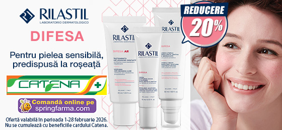 Rilastil Difesa, ingrijire ideala pentru pielea sensibila, predispusa la roseata