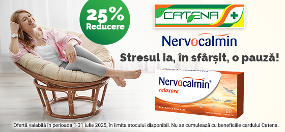 Stresul ia, in sfarsit, o pauza, cu Nervocalmin Relaxare