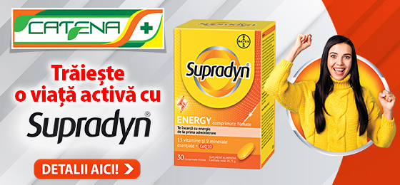 Traieste din plin o viata activa cu Supradyn Energy Q10!