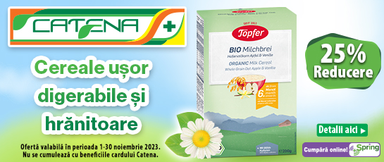 Cu cerealele Topfer, bebe incepe diversificarea cu bine