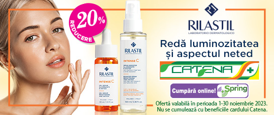 Redă luminozitatea si aspectul neted al tenului cu produsele din gama Rilastil Intense C 