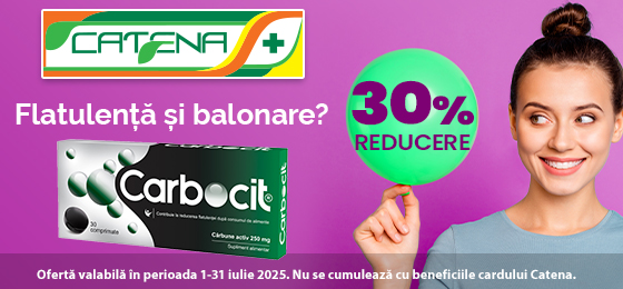 Flatulenta si balonare? Uita de ele cu Carbocit